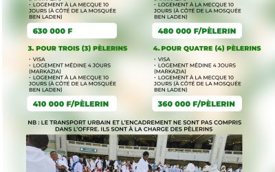 Offre spéciale – Visa + Hébergement pour Oumra